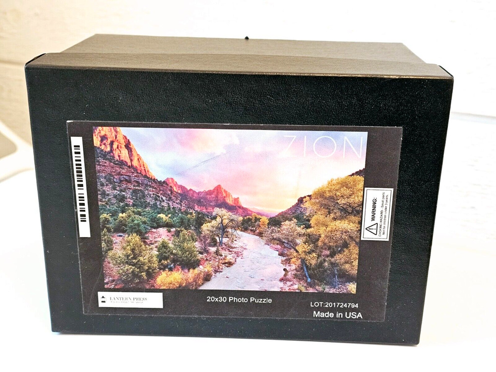 Shutterfly 20 x 30" Puzzle USA Zion Lantern Press